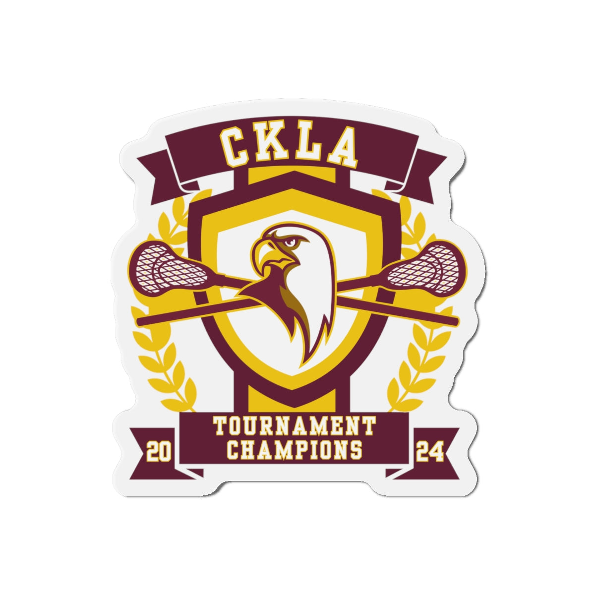 Jessie Clark Lacrosse Die-Cut Magnets