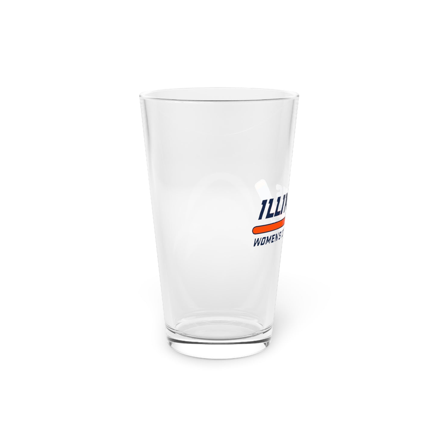 Illinois Hockey Pint Glass