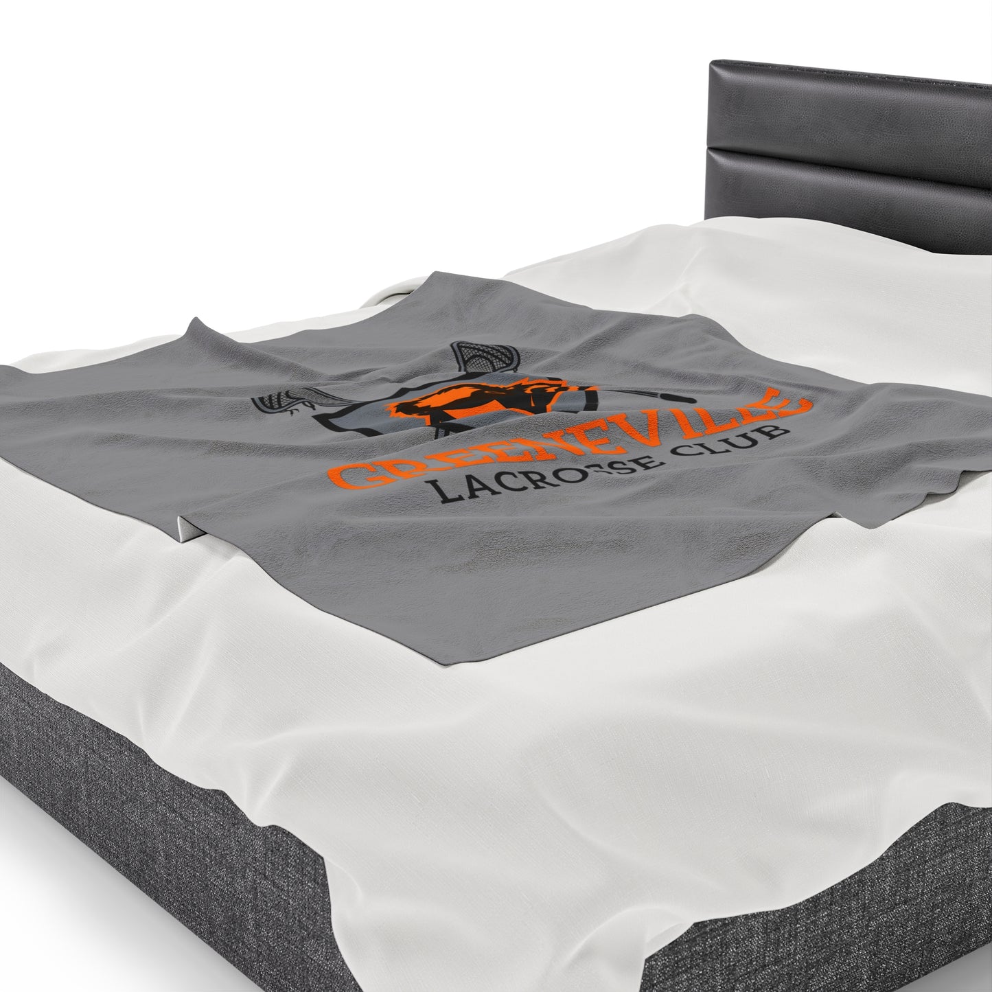 Greeneville Lacrosse Velveteen Plush Blanket