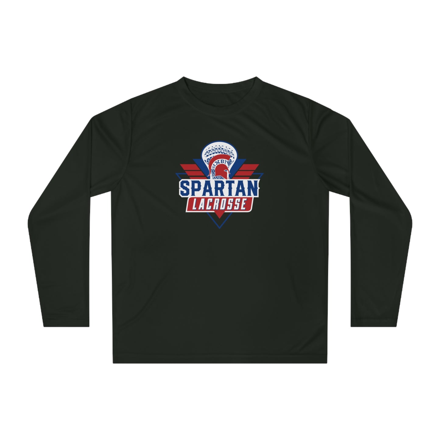 Adult Bixby Spartan Lacrosse Team 365 Performance Long Sleeve