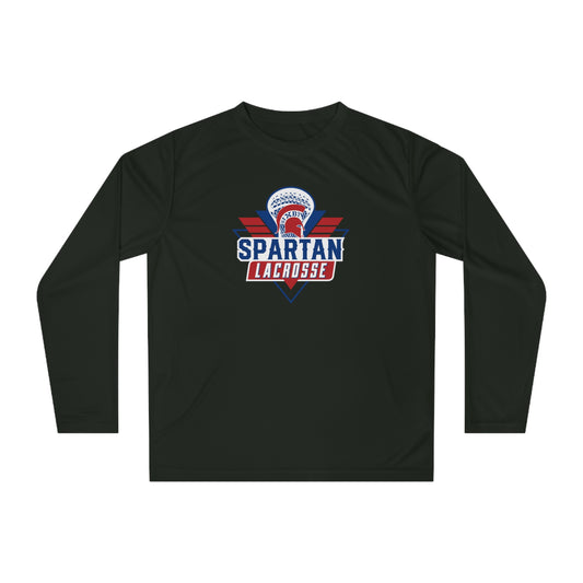 Adult Bixby Spartan Lacrosse Team 365 Performance Long Sleeve