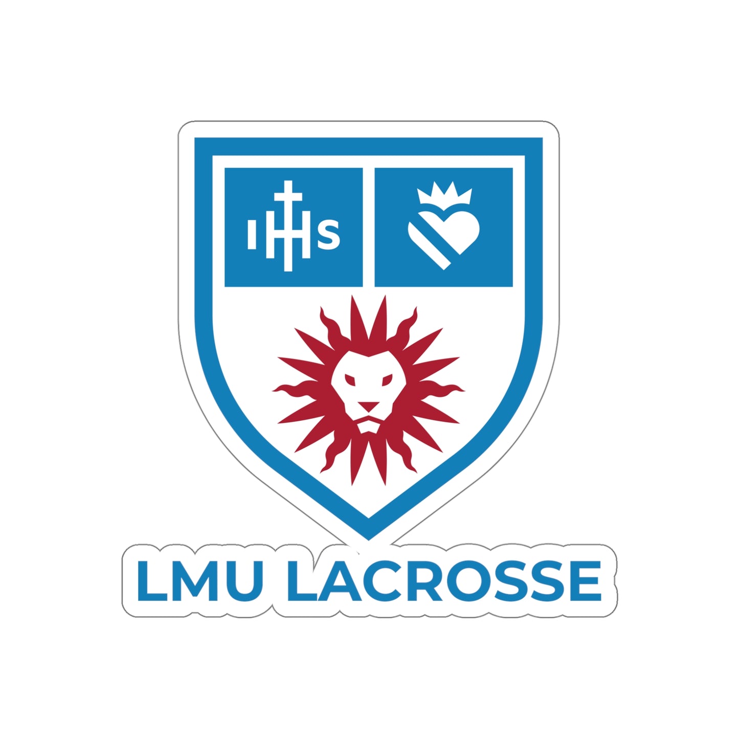 LMU Lacrosse Die-Cut Stickers