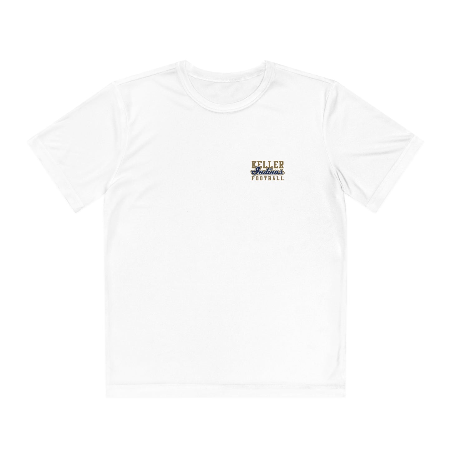 Youth Keller Football Sport-Tek Performance Tee