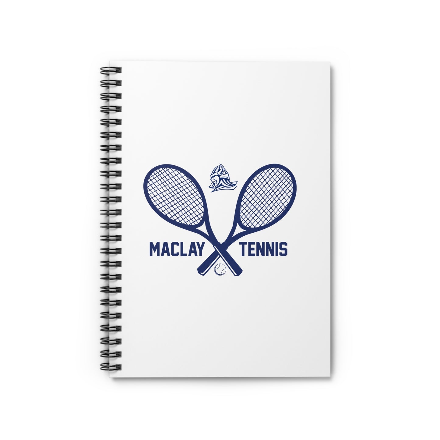 Maclay Tennis Spiral Notebook - Ruled Line (8" x 6")