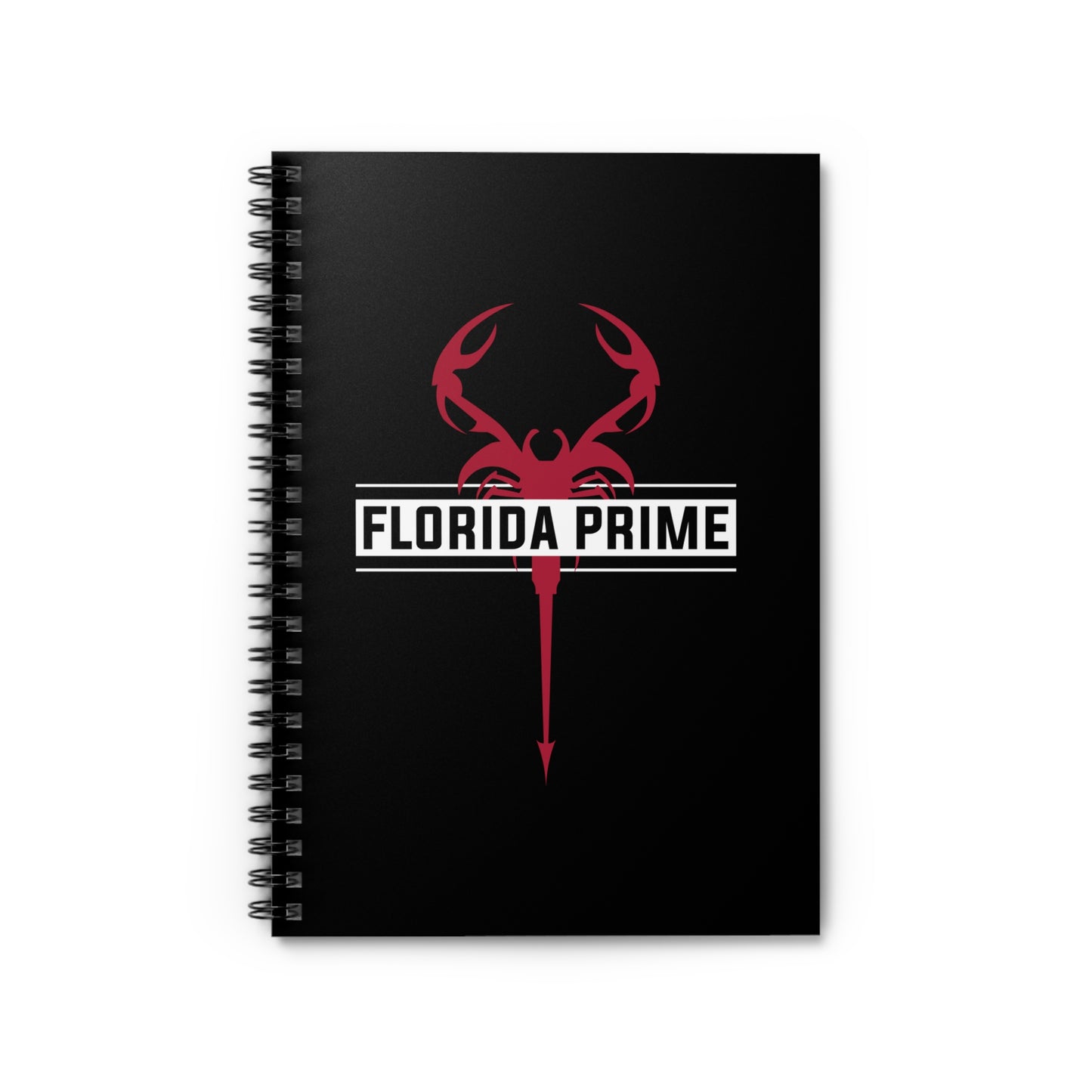 Florida Prime Lacrosse Spiral Notebook - Ruled Line (8" x 6")