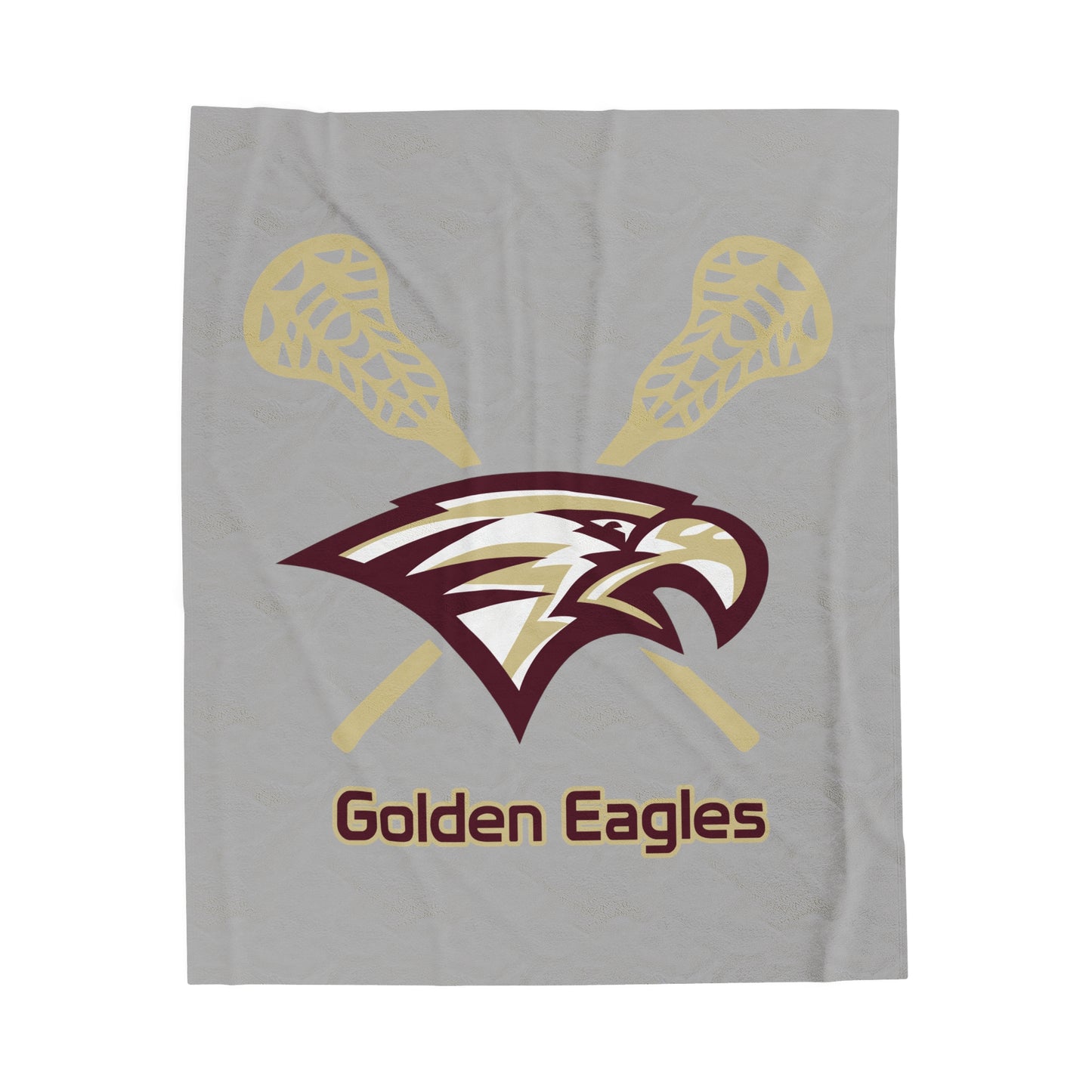 Maple Mountain Youth Lacrosse Velveteen Plush Blanket