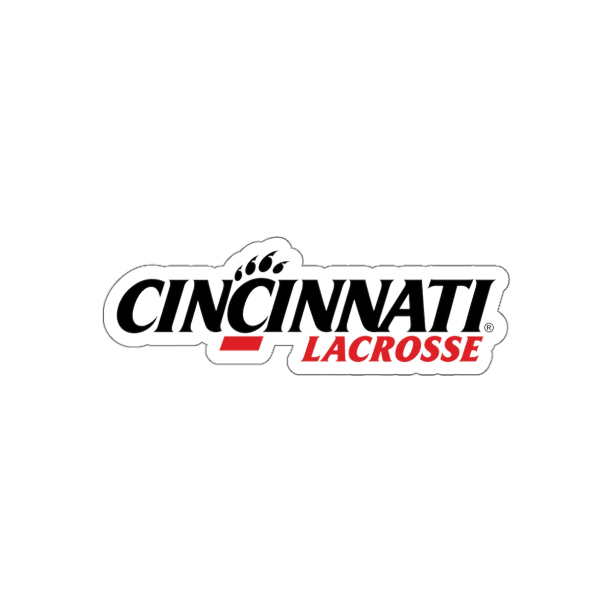 University of Cincinnati Men’s Lacrosse Die-Cut Sticker