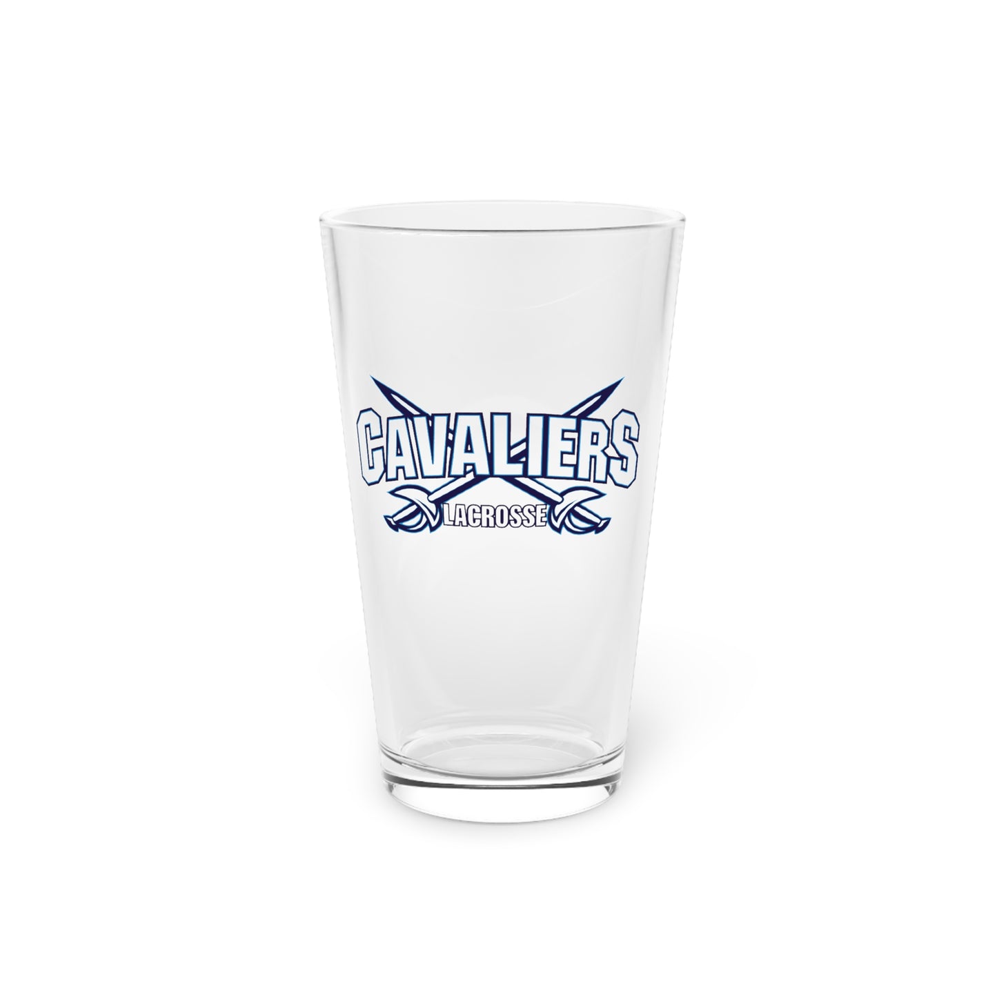 Cavaliers Lacrosse Pint Glass - 16oz