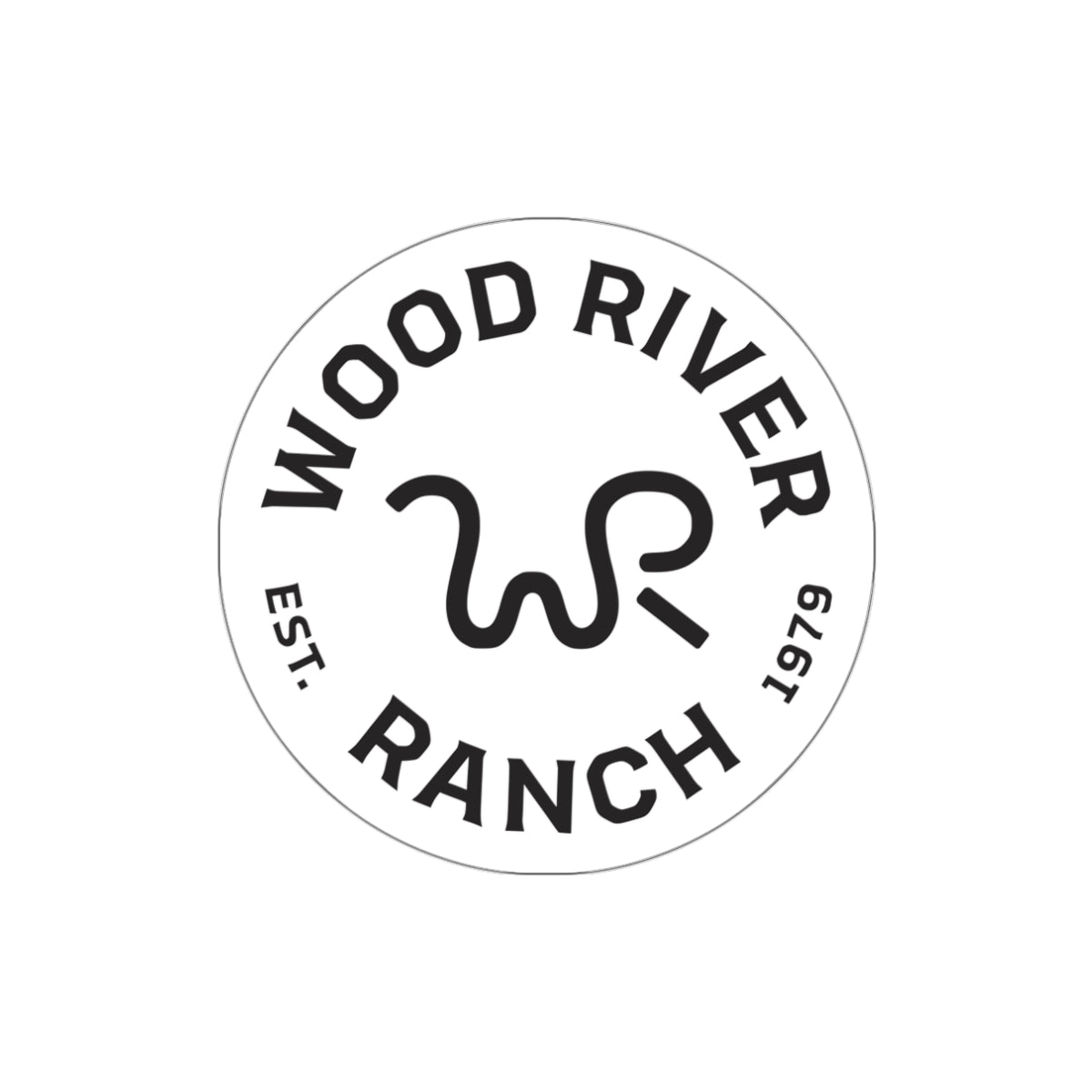Wood River Ranch Beef Die-Cut Sticker