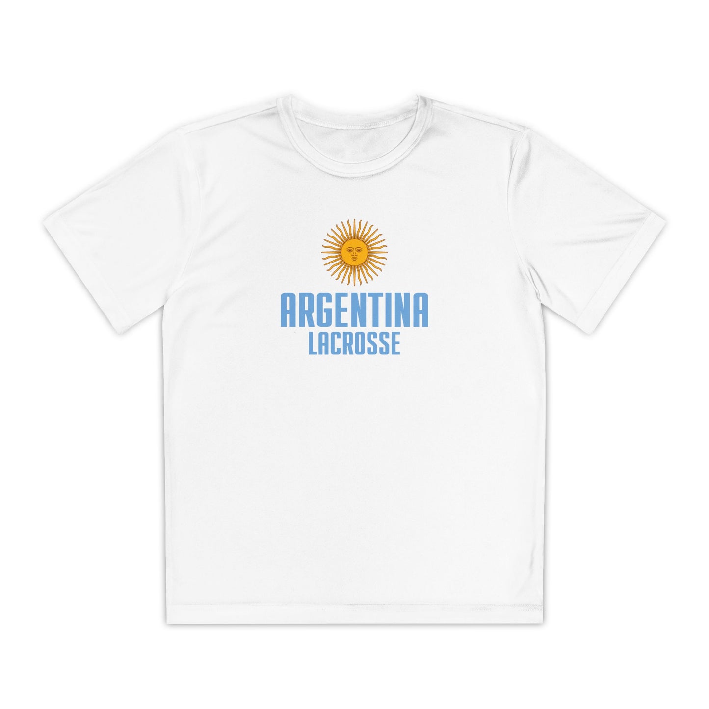 Youth Argentina Lacrosse Sport-Tek Performance T-shirt