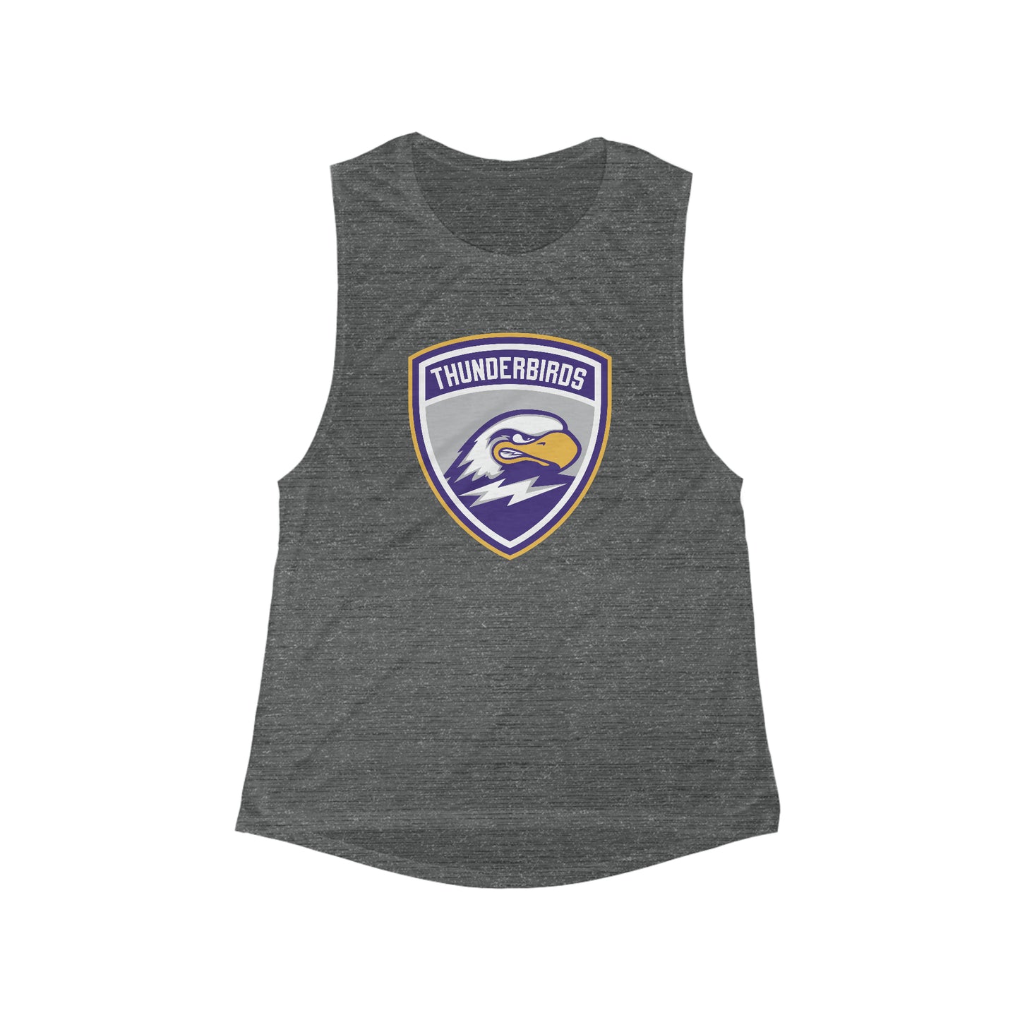 Women's Thunderbirds Hockey Bella + Canvas Flowy Scoop Sport Tank