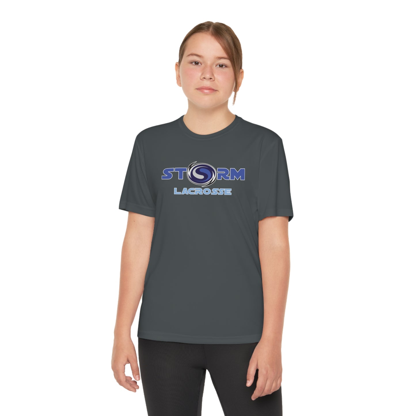 Youth Storm Lacrosse Sport-Tek Performance Tee