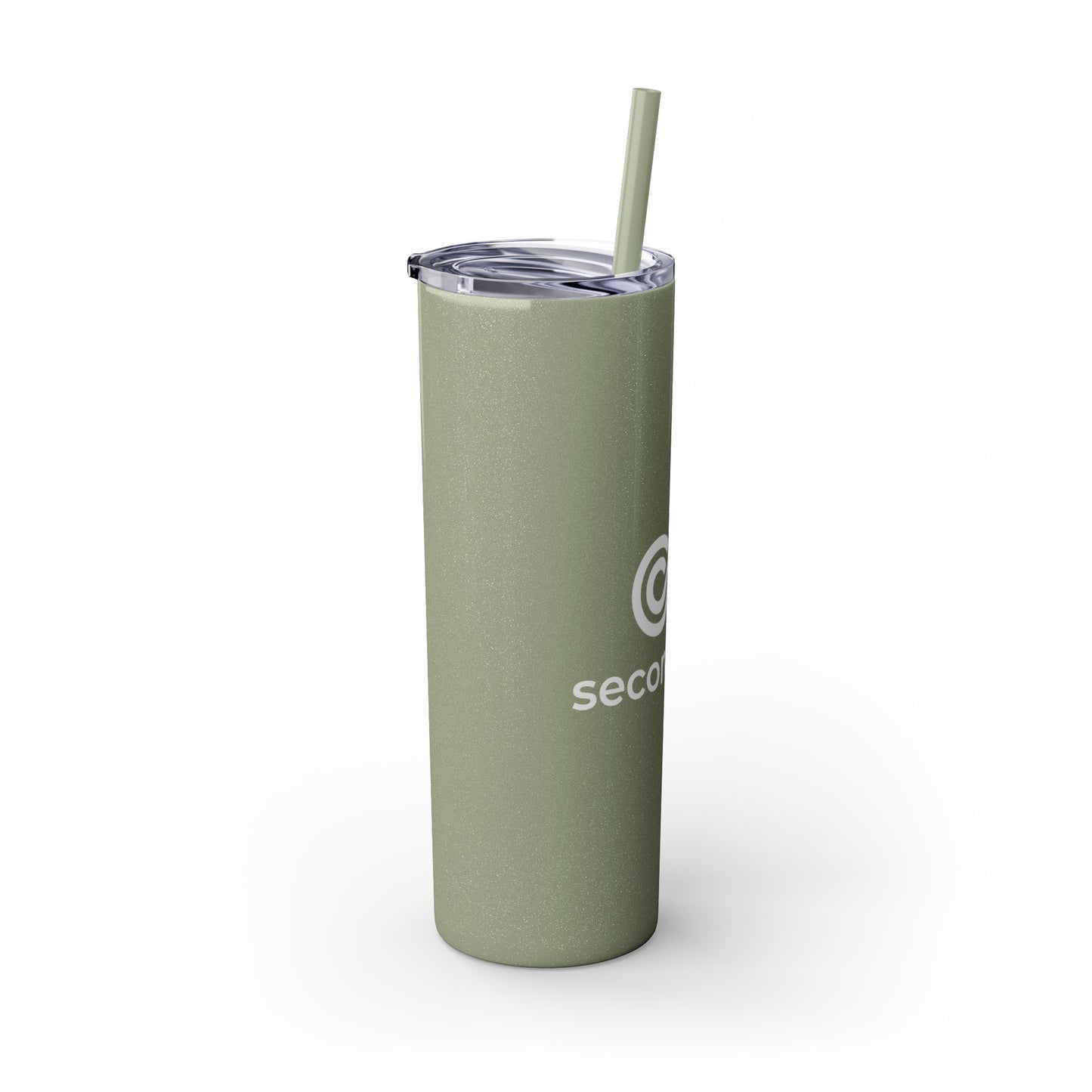 Secondslide Skinny Tumbler w/ Straw 20oz