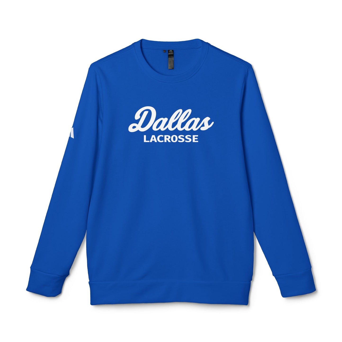 Adult SMU Lacrosse Adidas Fleece Crewneck Sweatshirt