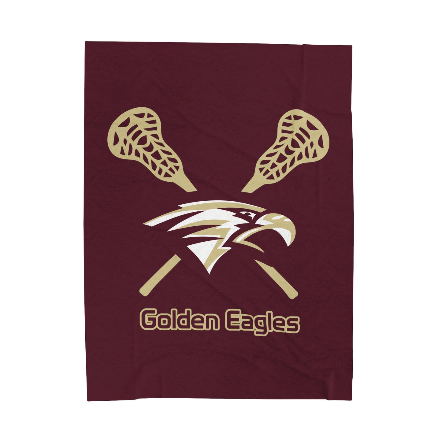 Maple Mountain Youth Lacrosse Velveteen Plush Blanket
