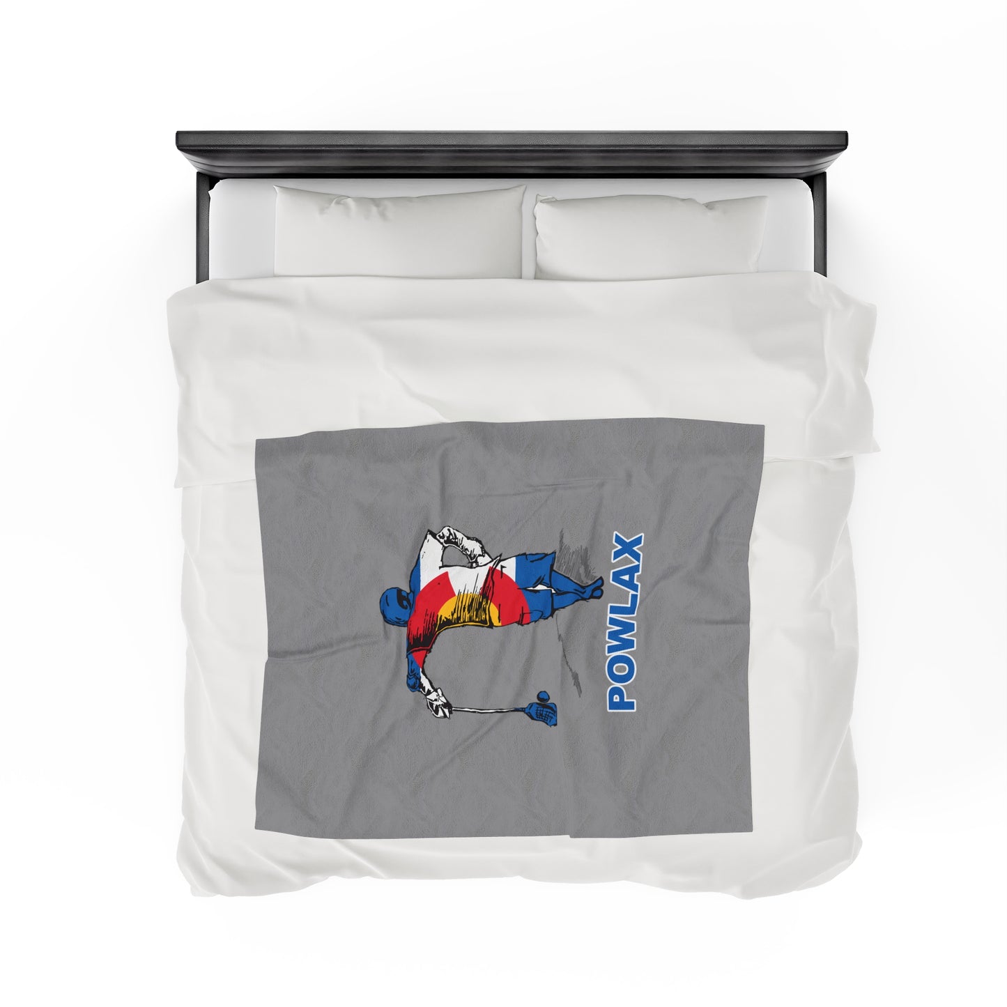 POWLAX Velveteen Plush Blanket
