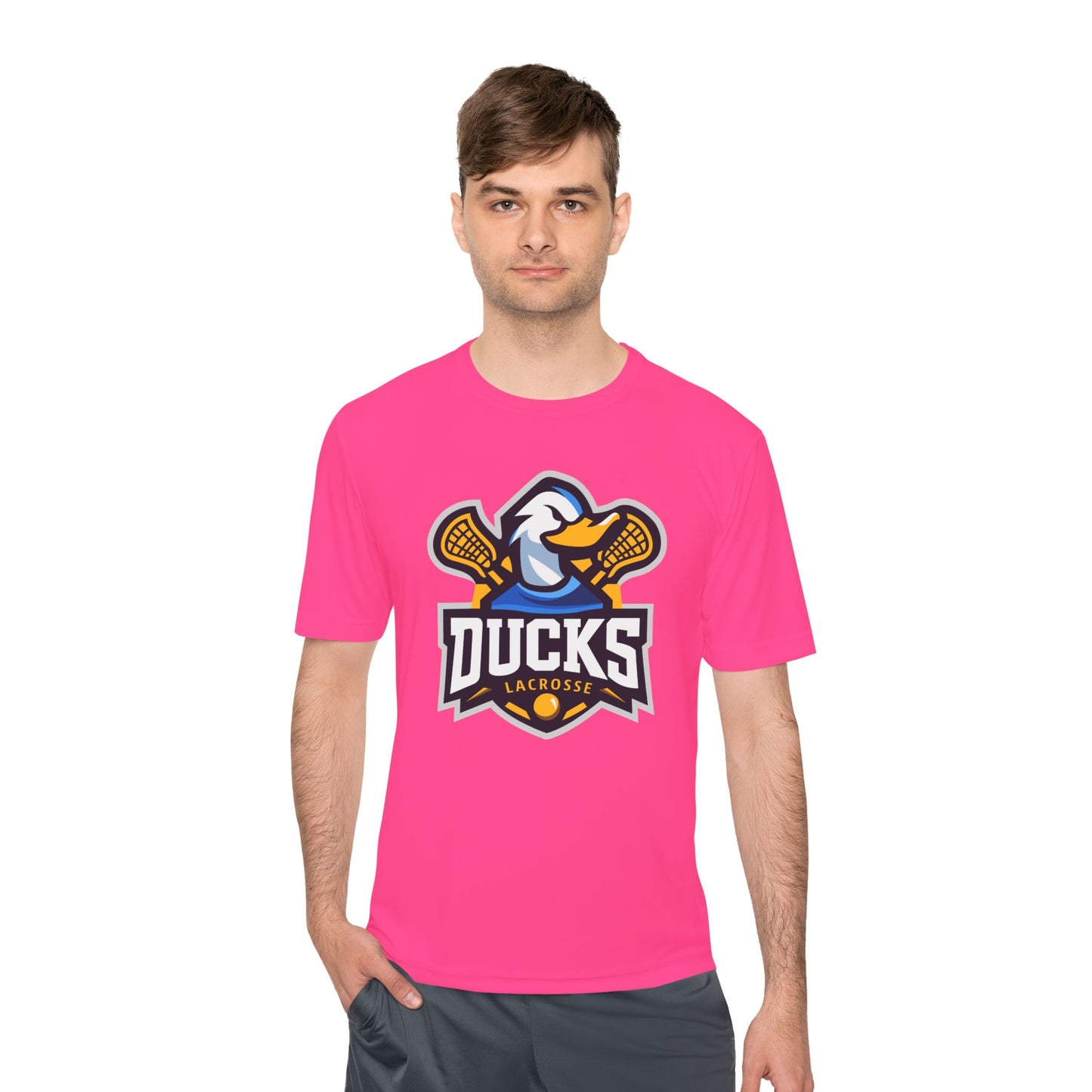 Adult Ducks Lacrosse Sport-Tek Performance Shirt