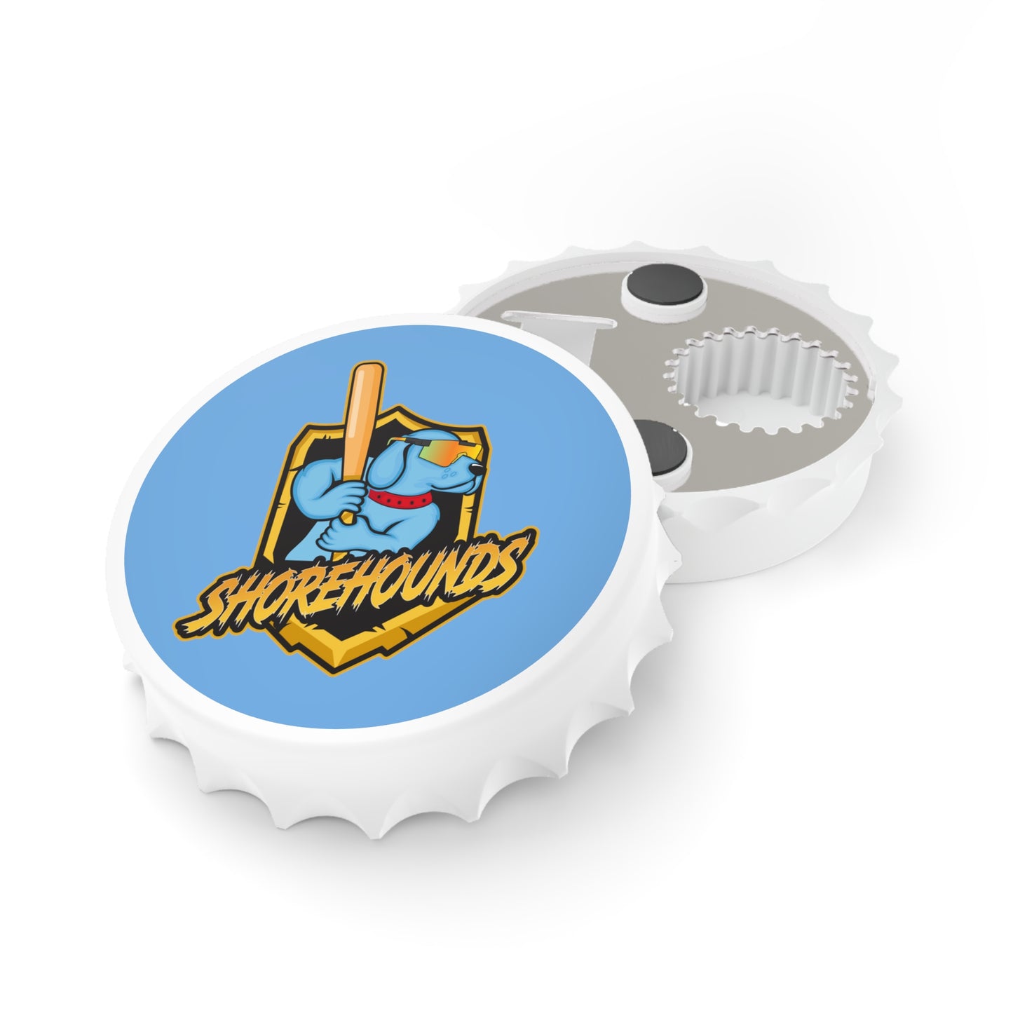 Shorehounds Bottle Opener Magnet
