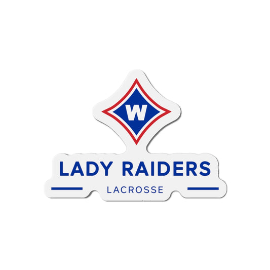 Walton Girls Lacrosse Die-Cut Magnet