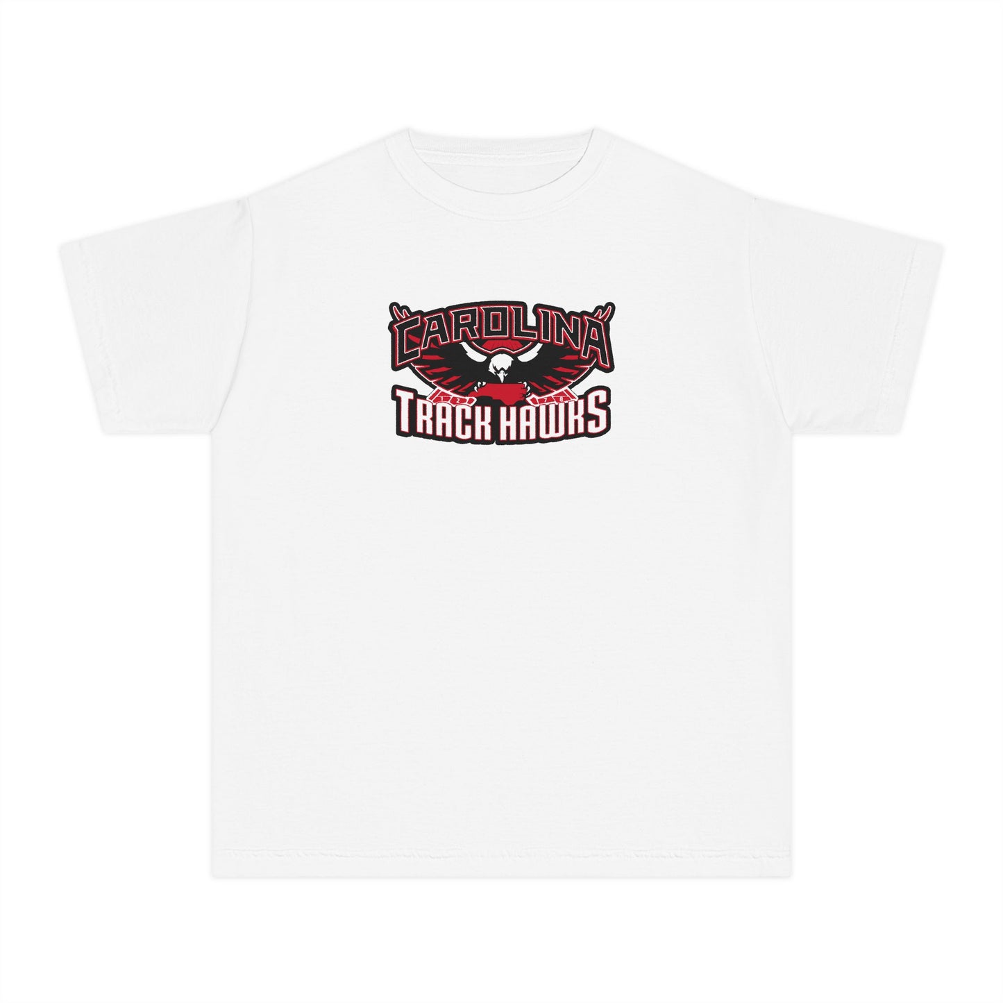 Youth Carolina Track Hawks Comfort Colors Garment Dyed T-Shirt