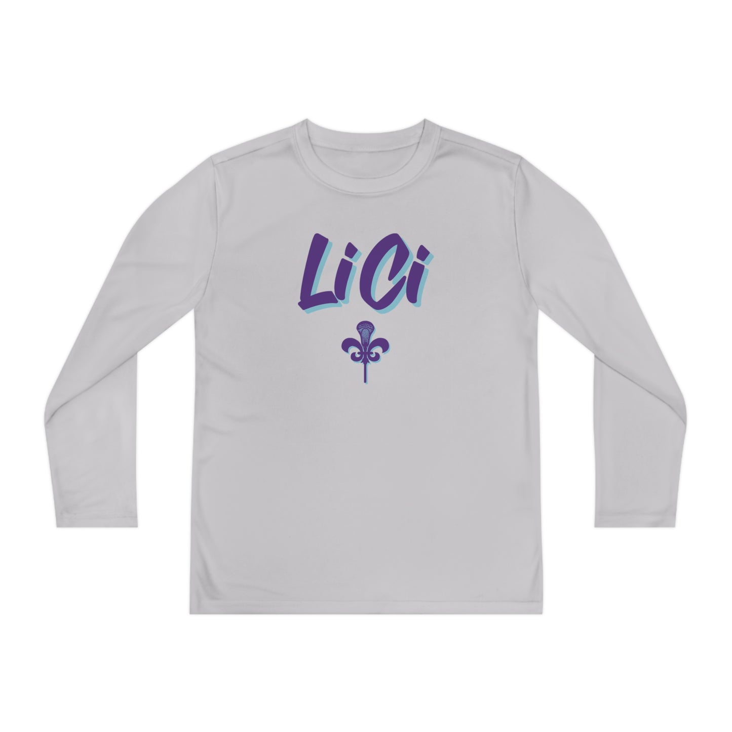 Youth Lilac City Lacrosse Sport-Tek Performance Long Sleeve