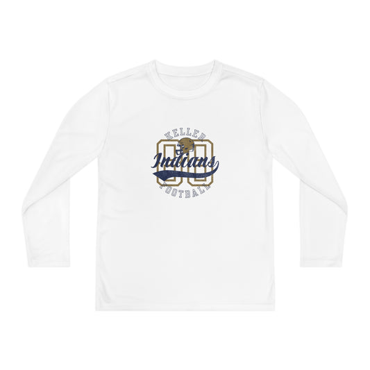 Youth Keller Football Sport-Tek Performance Long Sleeve Shirt