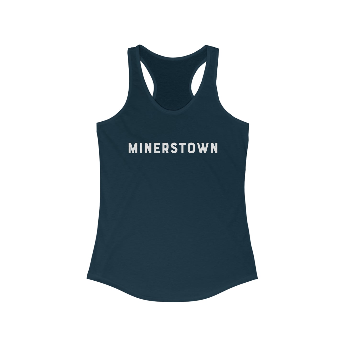 Women's Minerstown Next Level Racerback Tank