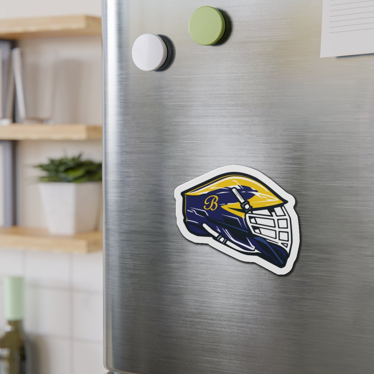 Bellevue Lacrosse Die-Cut Magnet