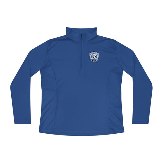 Women's Lady Lake Soccer Association Sport-Tek Quarter-Zip Pullover