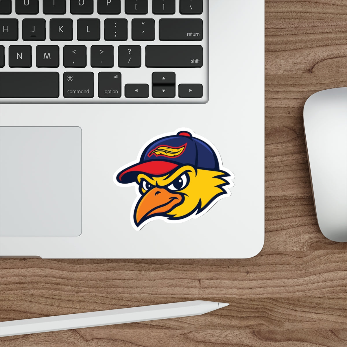 Mudhens Baseball Die Cut Stickers