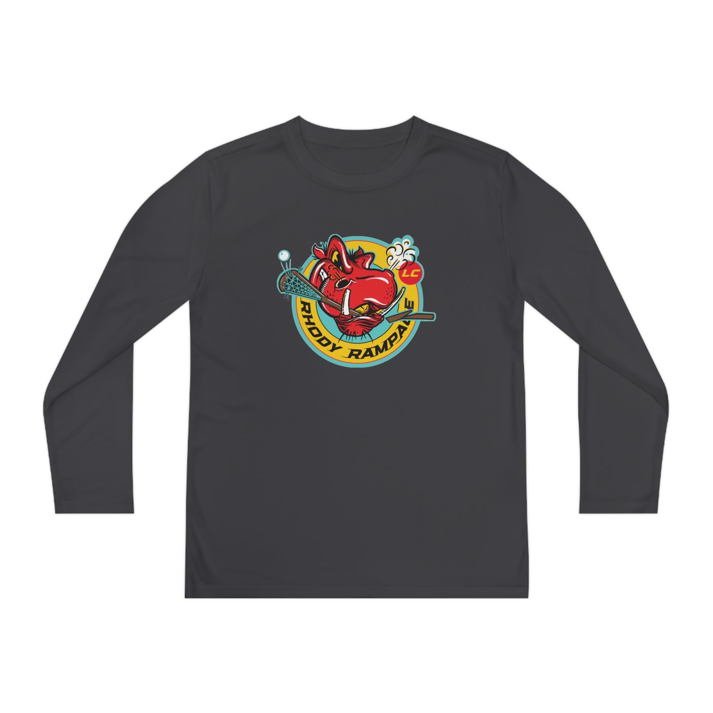 Youth RI Rampage Sport-Tek Performance Long Sleeve Shirt