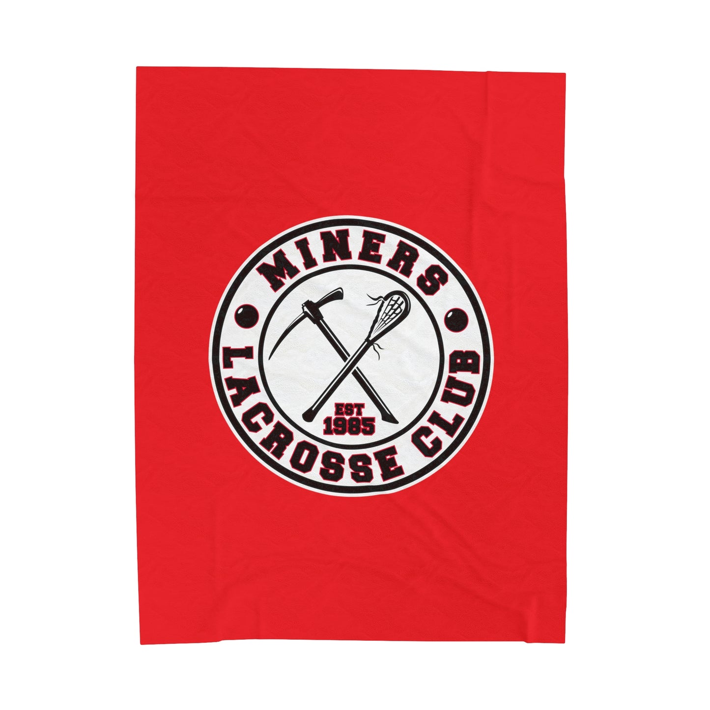 Edmonton Miners Velveteen Plush Blanket