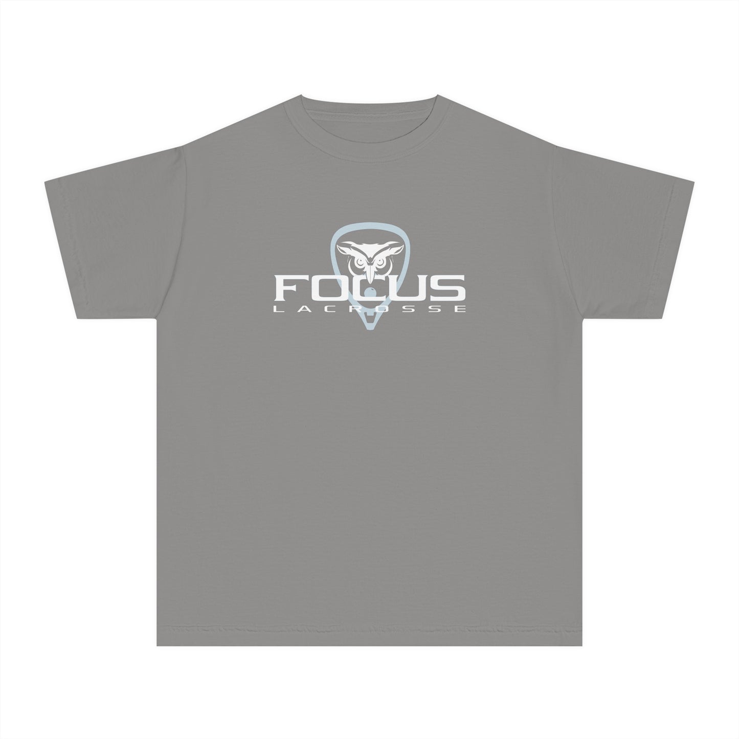 Youth Focus Lacrosse Comfort Colors Garment-Dyed T-Shirt