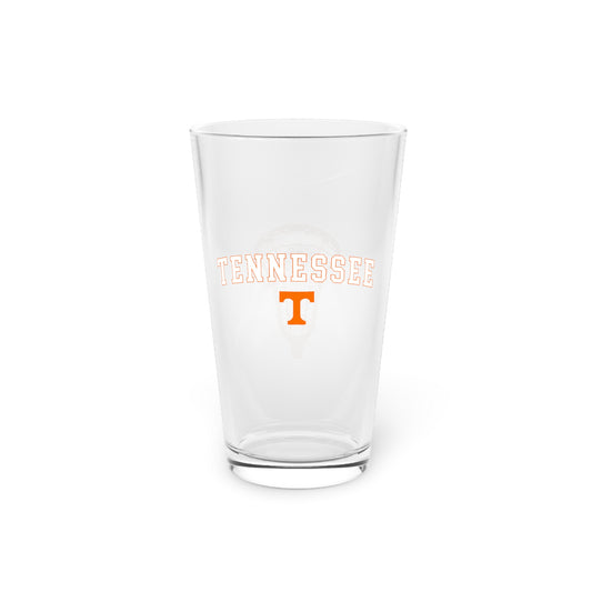 Tennessee Lacrosse Pint Glass (16oz)