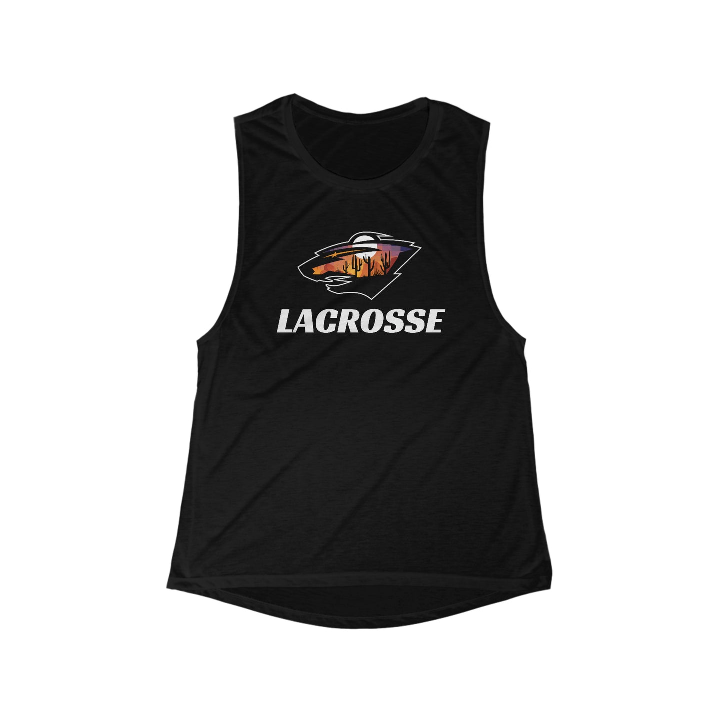 Women's WVW Lacrosse Bella + Canvas Flowy Scoop Sport Tank