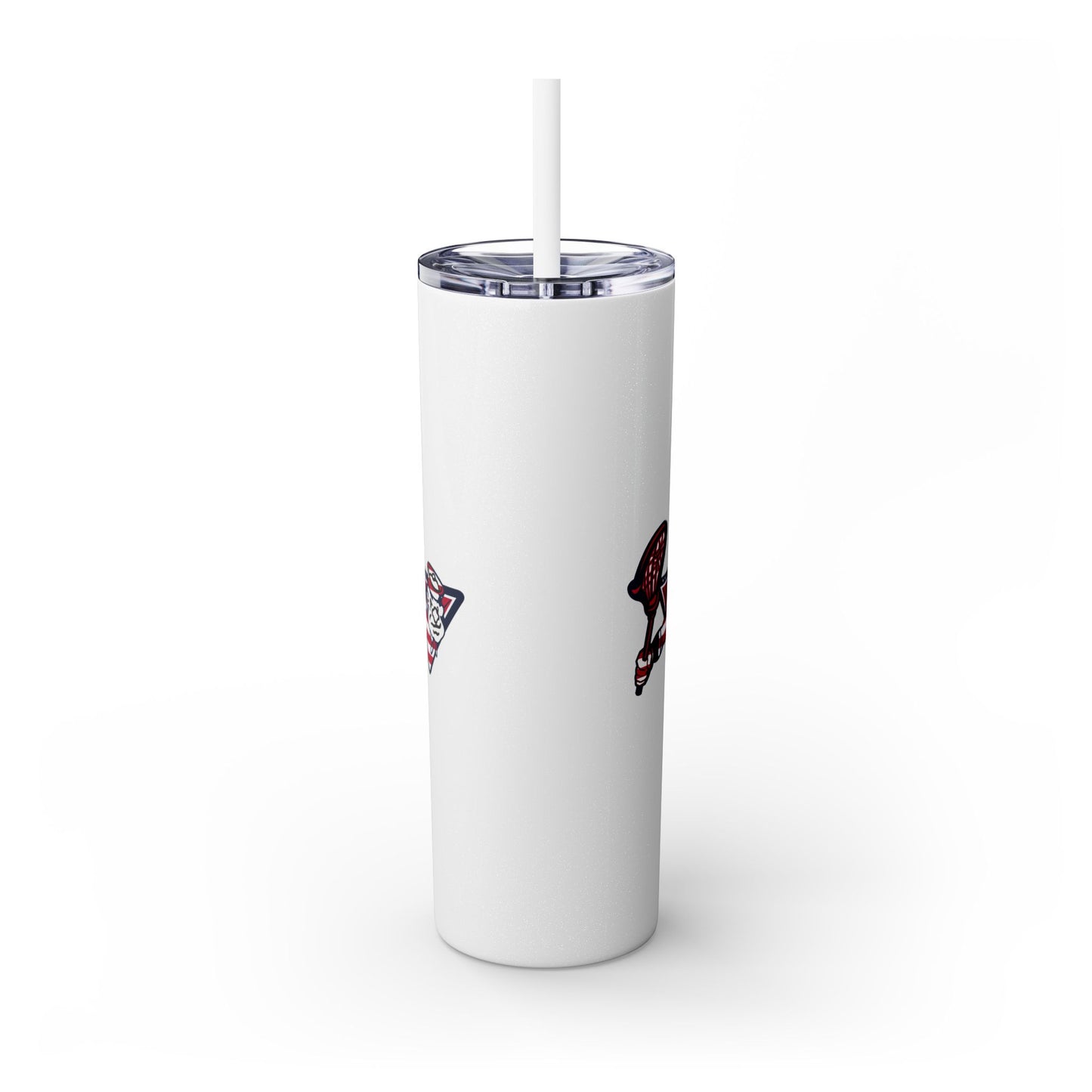 Sailors Lax Skinny Tumbler with Straw (20oz)