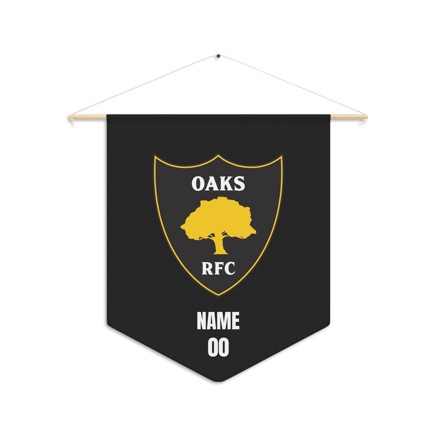 Personalizable - Danville Oaks Rugby Pennant