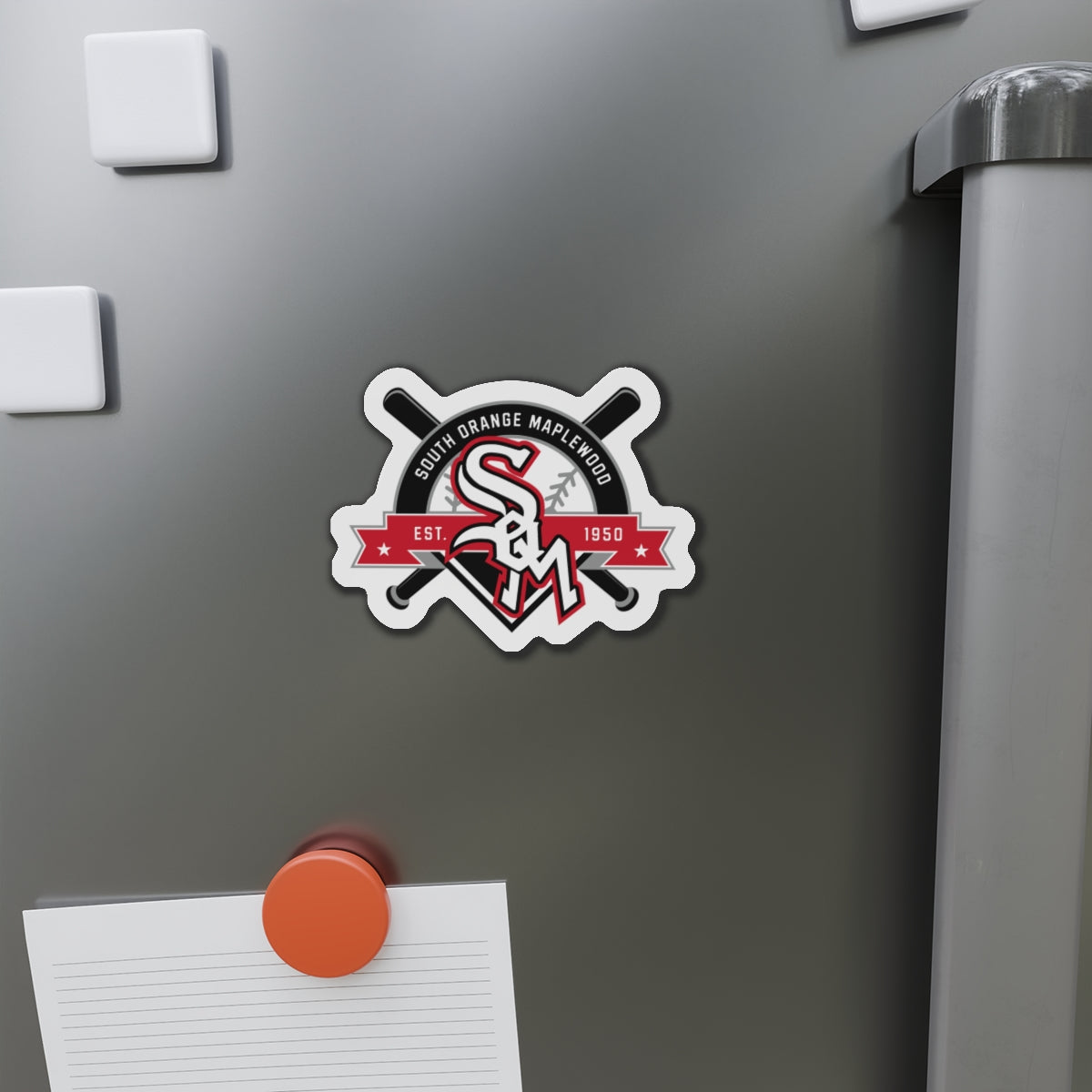 South Orange-Maplewood Baseball Die-Cut Magnet