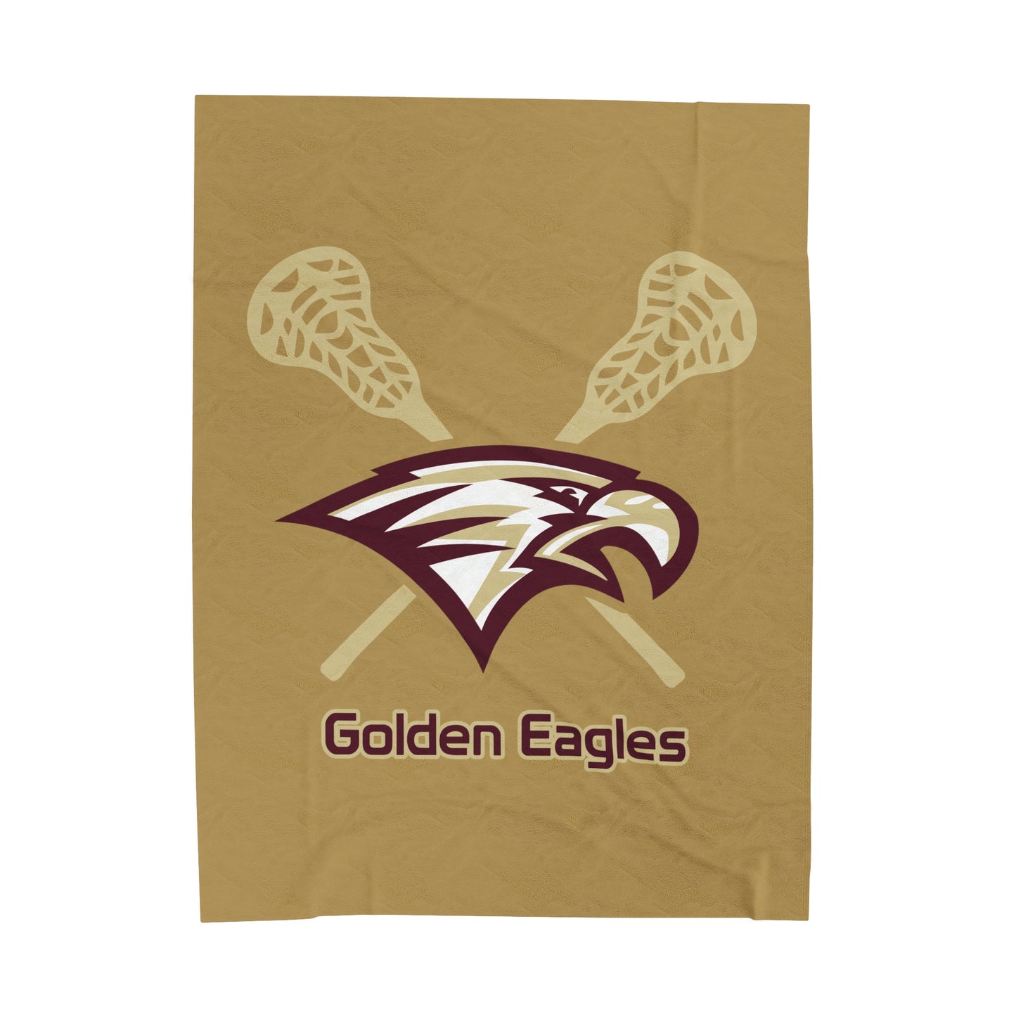 Maple Mountain Youth Lacrosse Velveteen Plush Blanket