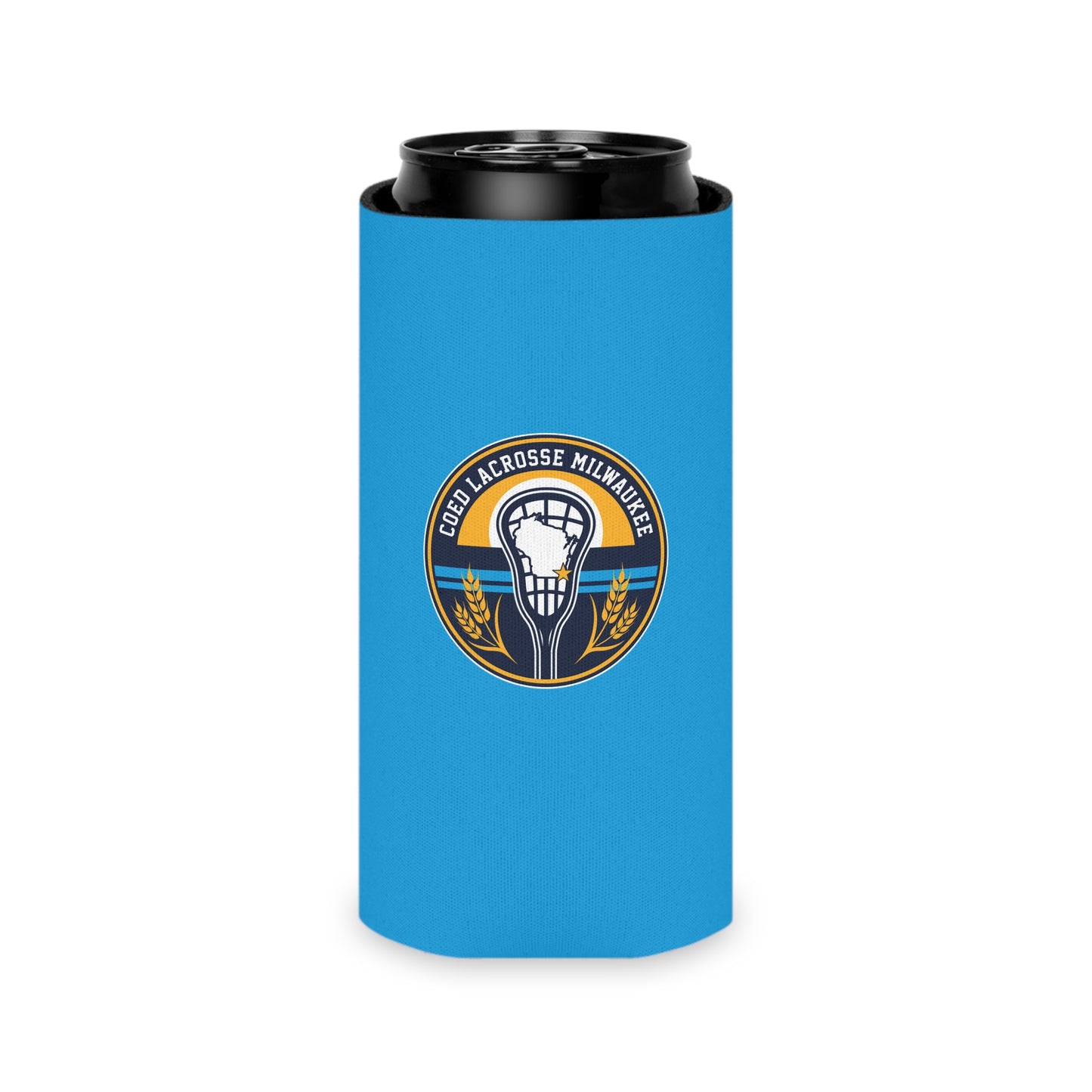 Milwaukee Coed Lacrosse Club Can Cooler 3-pack