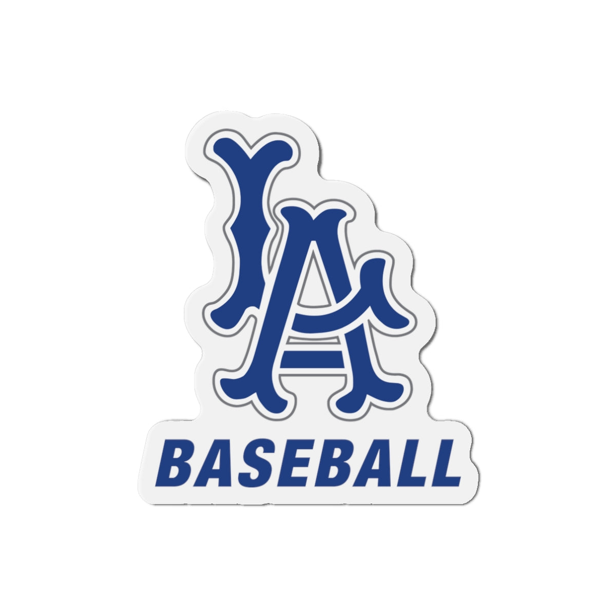 Los Alamitos High School Baseball Die-Cut Magnet