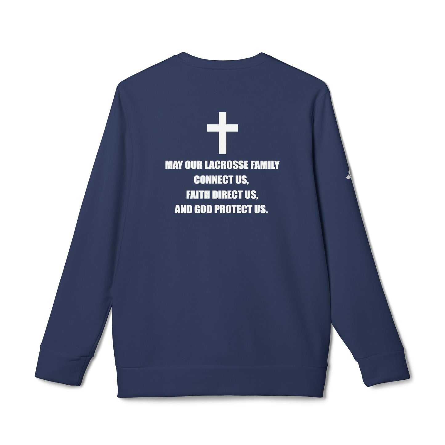 Adult GP Lacrosse Adidas Fleece Crewneck Sweatshirt - Remembering Brian