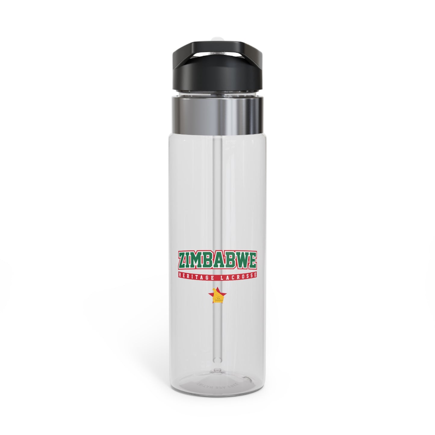 Zimbabwe Lacrosse Tritan Sport Water Bottle (20oz)