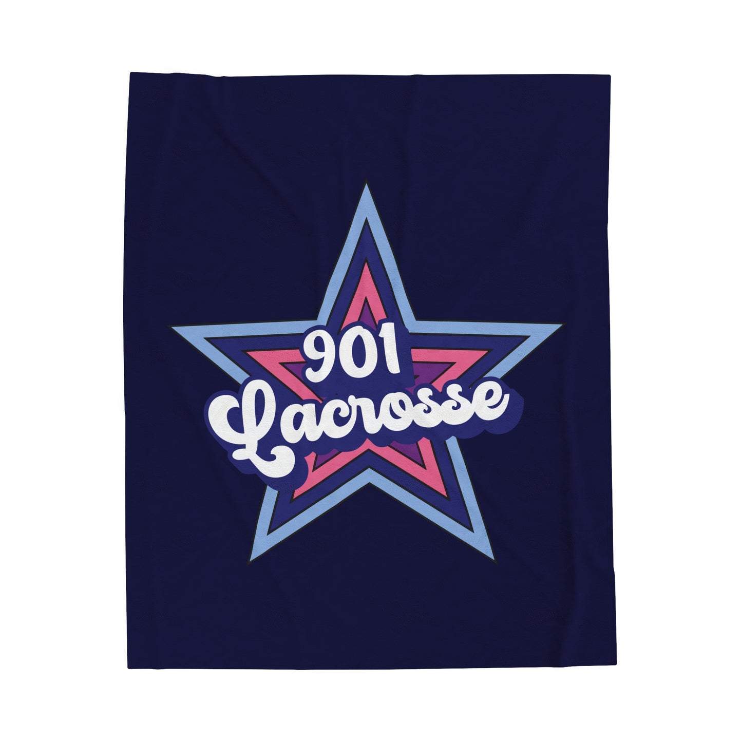 Stars 901 Lacrosse Velveteen Plush Blanket