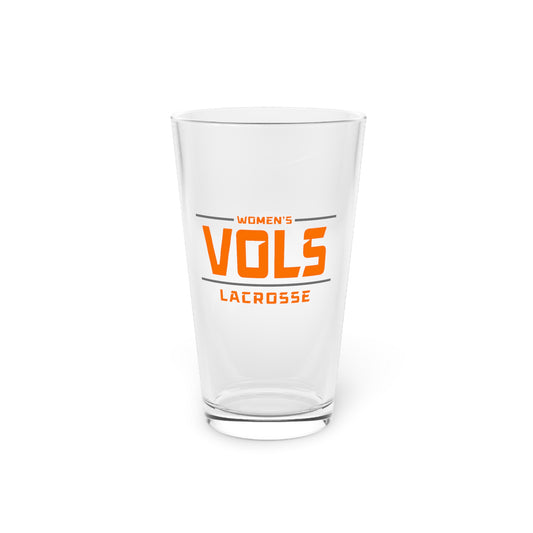 Tennessee Lacrosse Pint Glass (16oz)