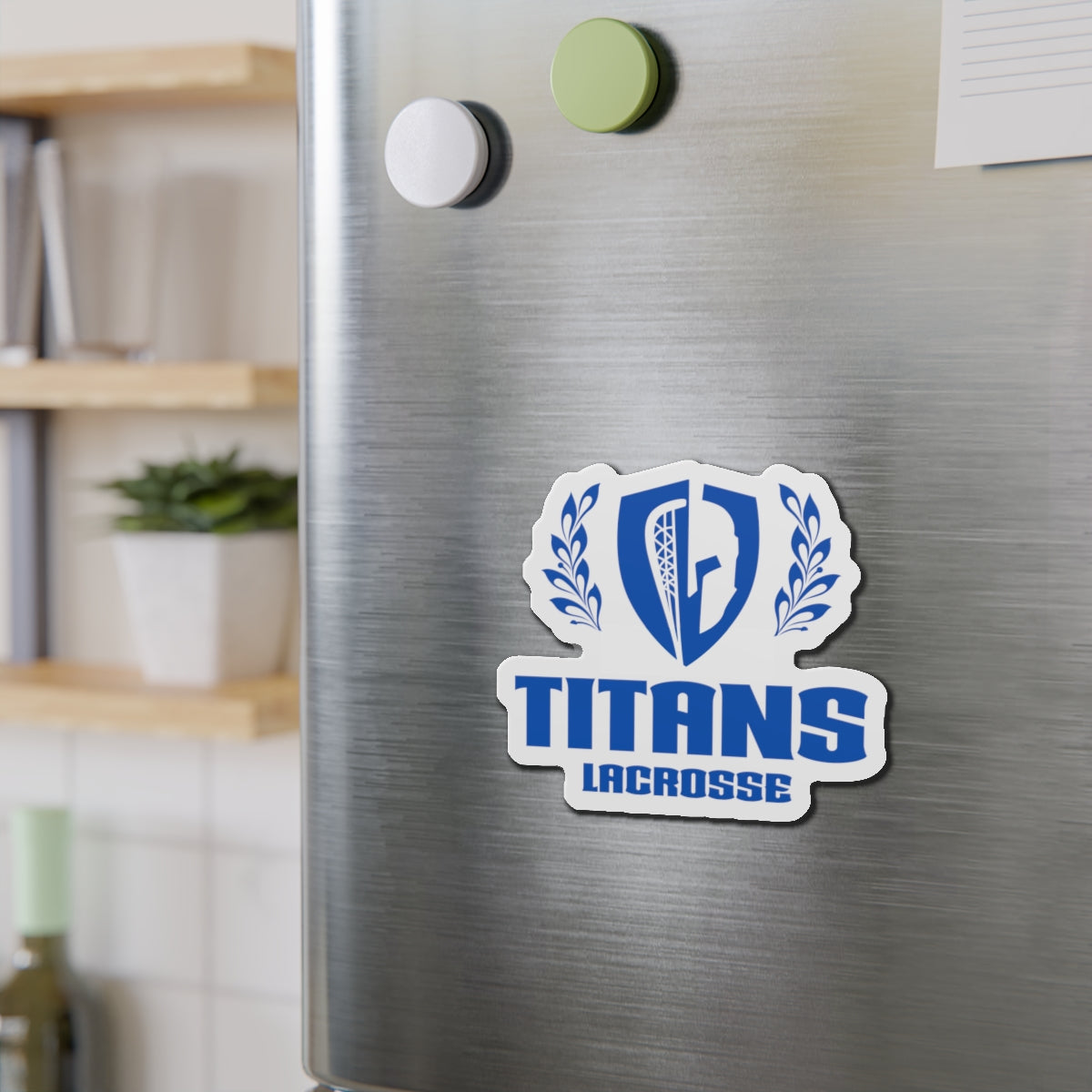 SW Titans Lacrosse Die-Cut Magnet