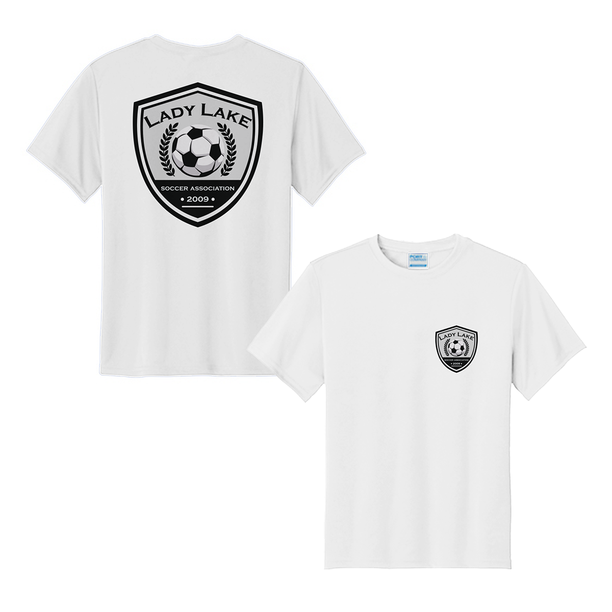 Youth Lady Lake Soccer Association Performance T-Shirt