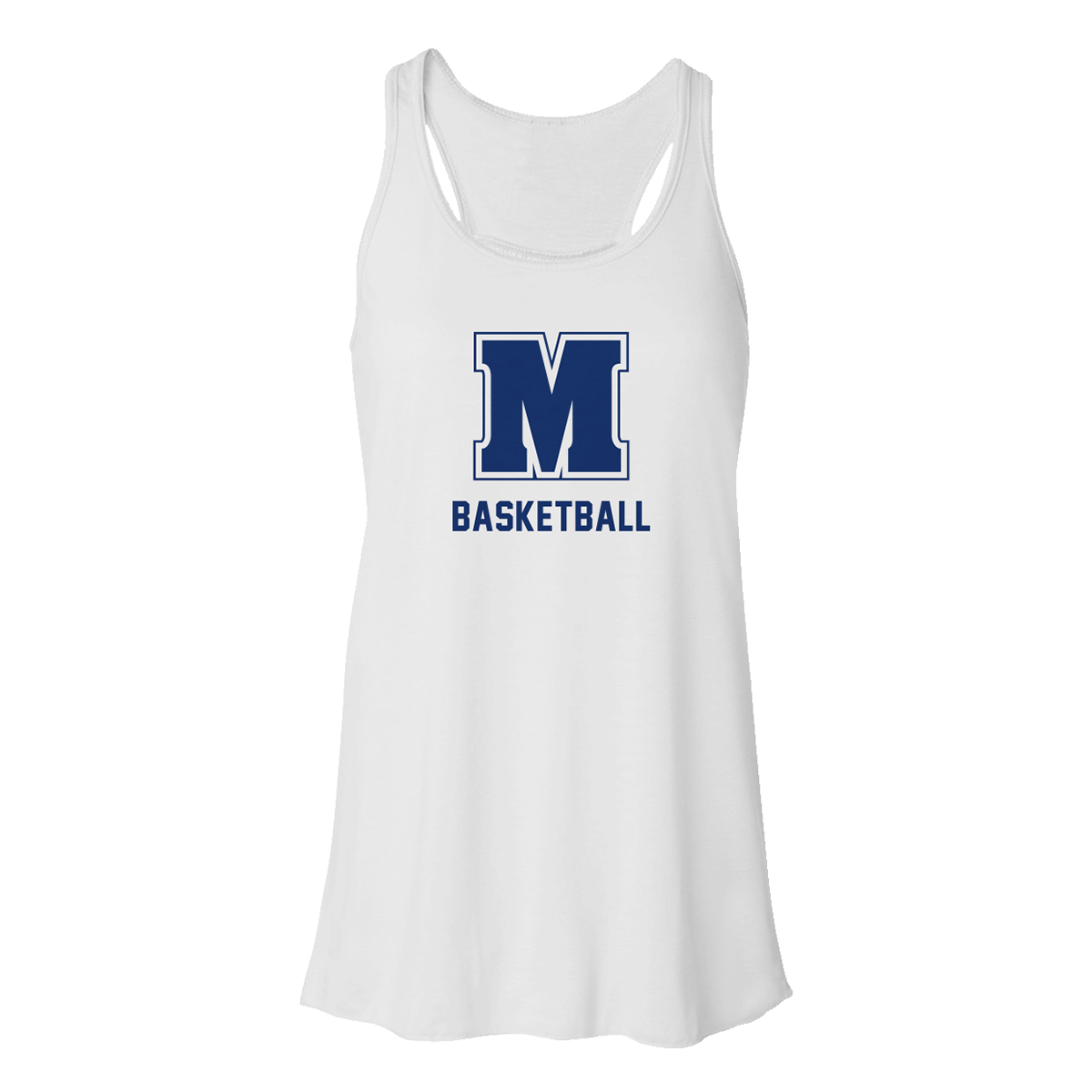 Women's Maclay Basketball Bella + Canvas Flowy Racerback Tank