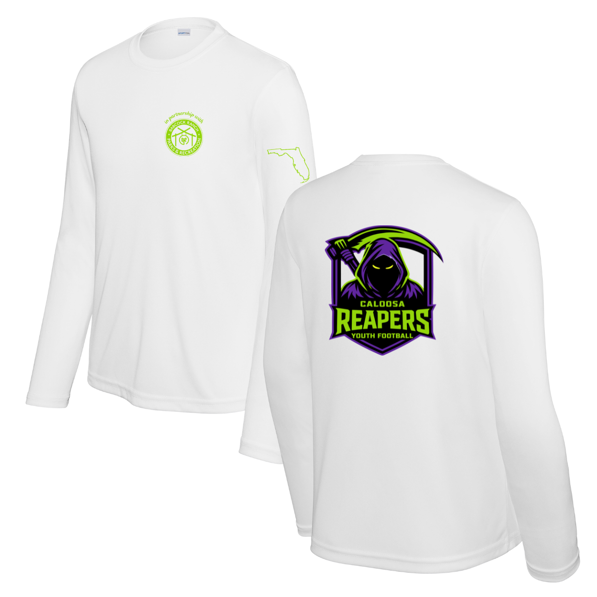 Youth Caloosa Reapers Sport-Tek PosiCharge Competitor Tee
