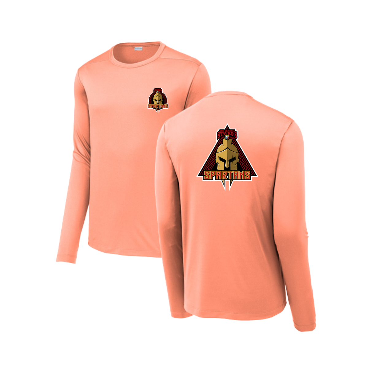 Adult Spartans Sport-Tek Posi UV Pro LS Tee